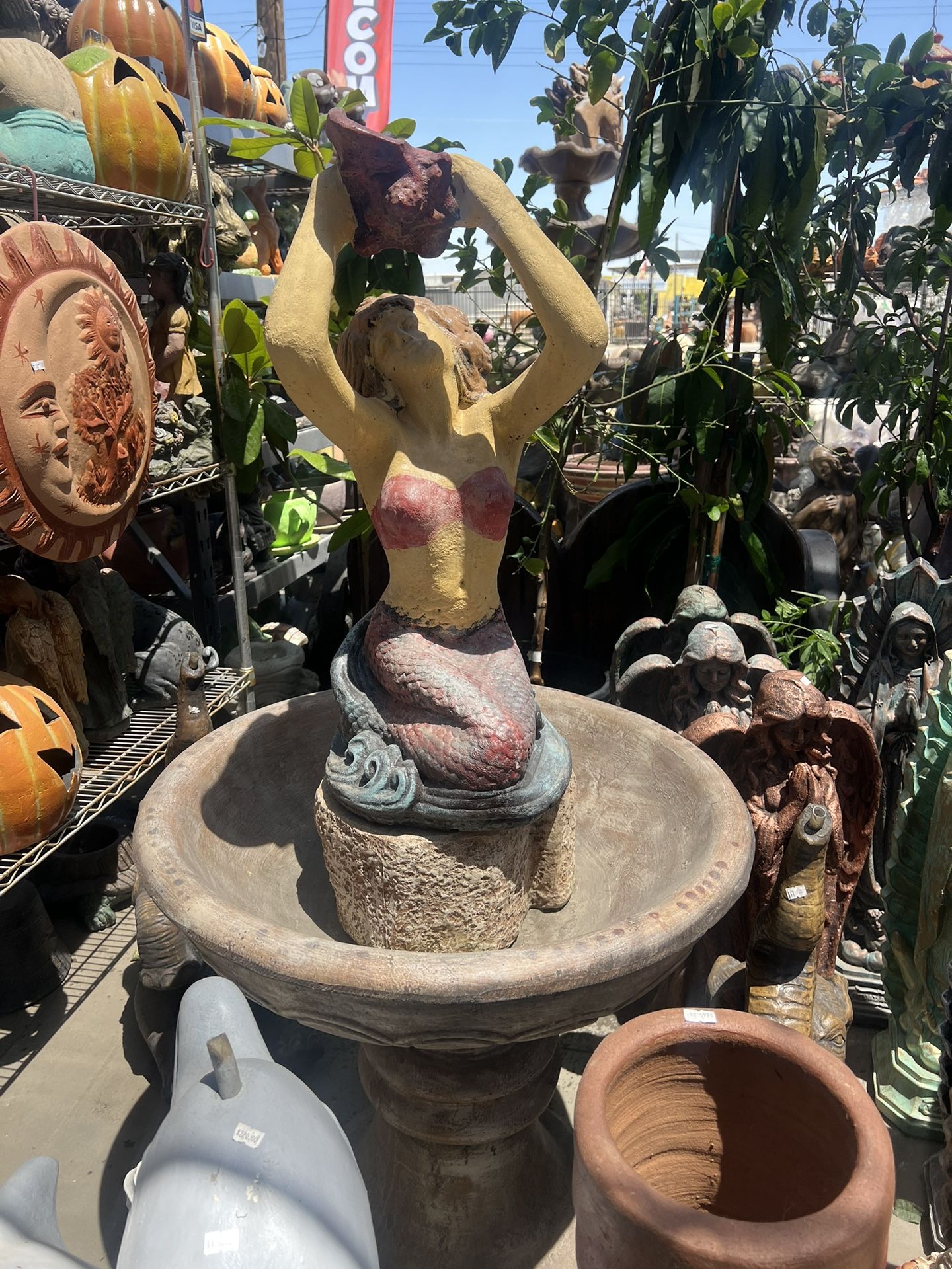Concrete Fountain Special Price $180 Was $280