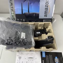 Netgear RAX43 NightHawk AX5 AX4200 5-Stream Wi-Fi 6 Router   The NETGEAR Nighthawk RAX43 is a high-performance Wireless Router with a maximum wireless