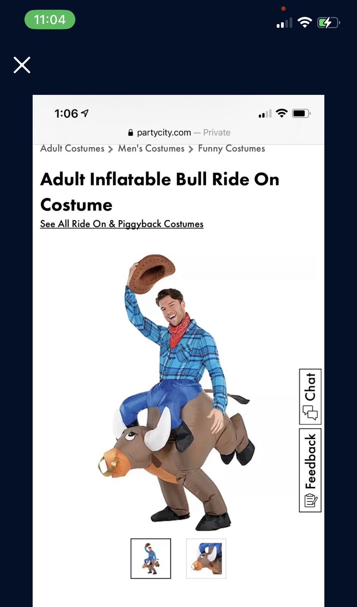 Unused halloween Costume