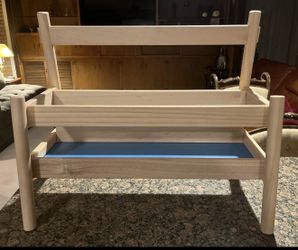 Ikea FLISAT Book Display Shelf, Solid Wood 002.907.83 New Condition