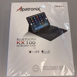 $15-2x$20 Funda con Teclado Bluetooth Alpatronix KX100 para iPad 2/3/4 -