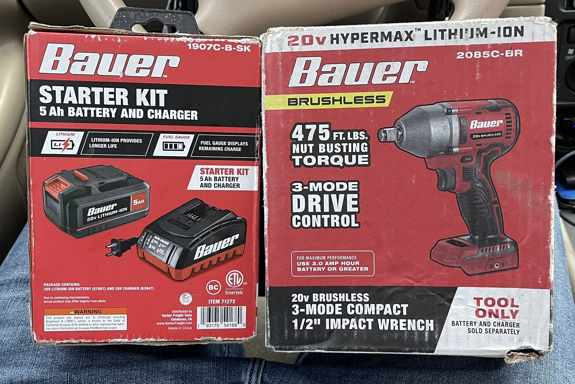 Bauer Impact Drill W/ 20 Volt Battery Charger