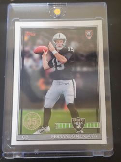 Topps Fernando Mendoza Raiders RC Football Card