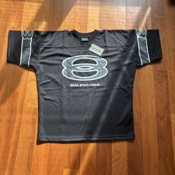 Black Balenciaga jersey