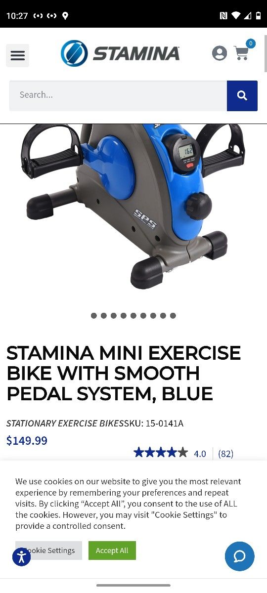 Stamina Mini Exercise Bike