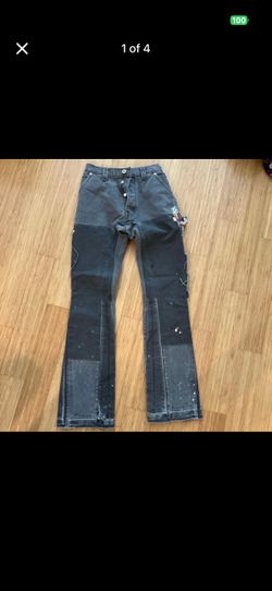 Gallery Dept. LA Flare Carpenter Pants in Black