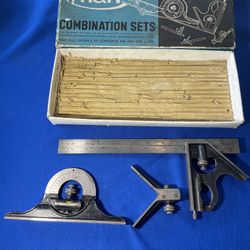 Moore & Wright (M & W) Sheffield,England  Vintage Combination Set #990P/12”