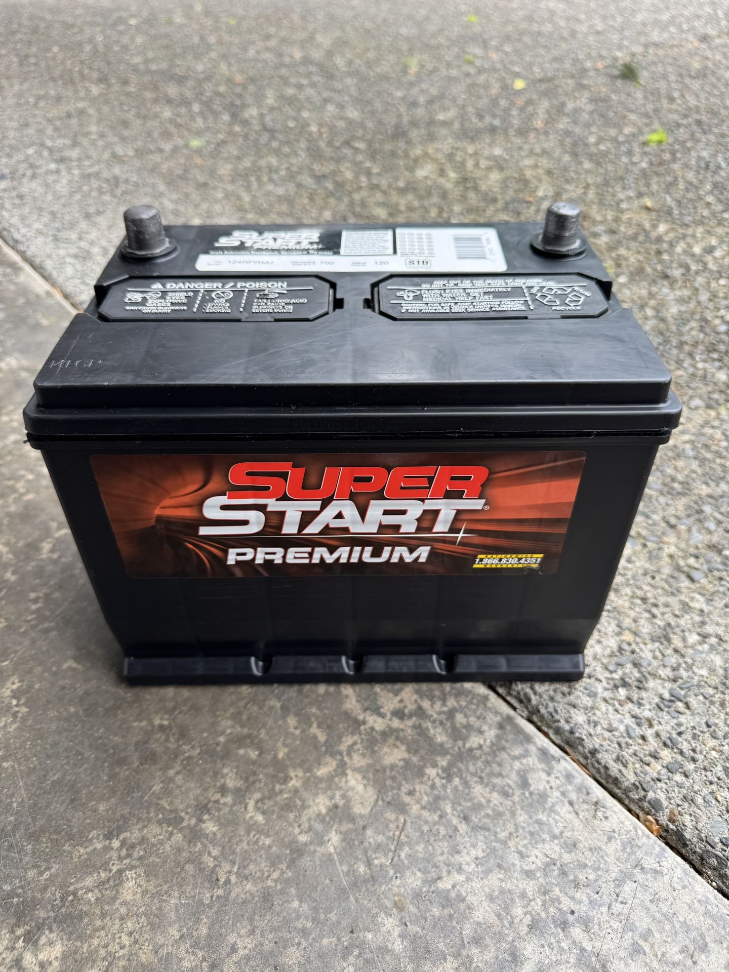 Car Battery Size 124R