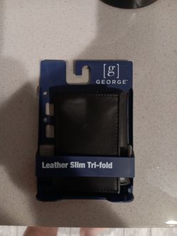 LEATHER SLIM TRi FOLD