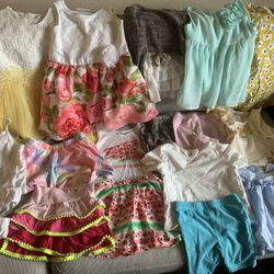 Clothes for girl. Size 3. Dresses party, Pants, skirts, t-shirts