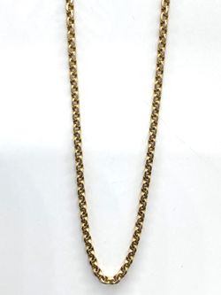 10k Real Gold cable Style Chain