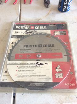 Porter cable 10” general purpose asking 20.00