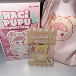 HACIPUPU GUMMY BEAR SERIES VINYL PLUSH PENDANT pineapple flavor