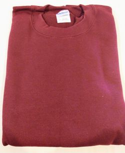 Women's Maroon Long Sleeve Sweatshirt--Size Medium