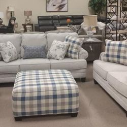 🚚Ask 👉Sectional, Sofa, Couch, Loveseat, Living Room Set, Ottoman, Recliner, Chair, Sleeper. 

✔️In Stock 👉Meggett Linen Living Room Set