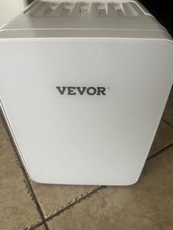 New 13 can little fridge it comes with the cable so you can connect them and the electricity or a connector for a car