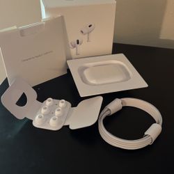 Apple AirPod Pro 2’s 4th Gen W/ Active Noise Cancellation And USB C Charging 