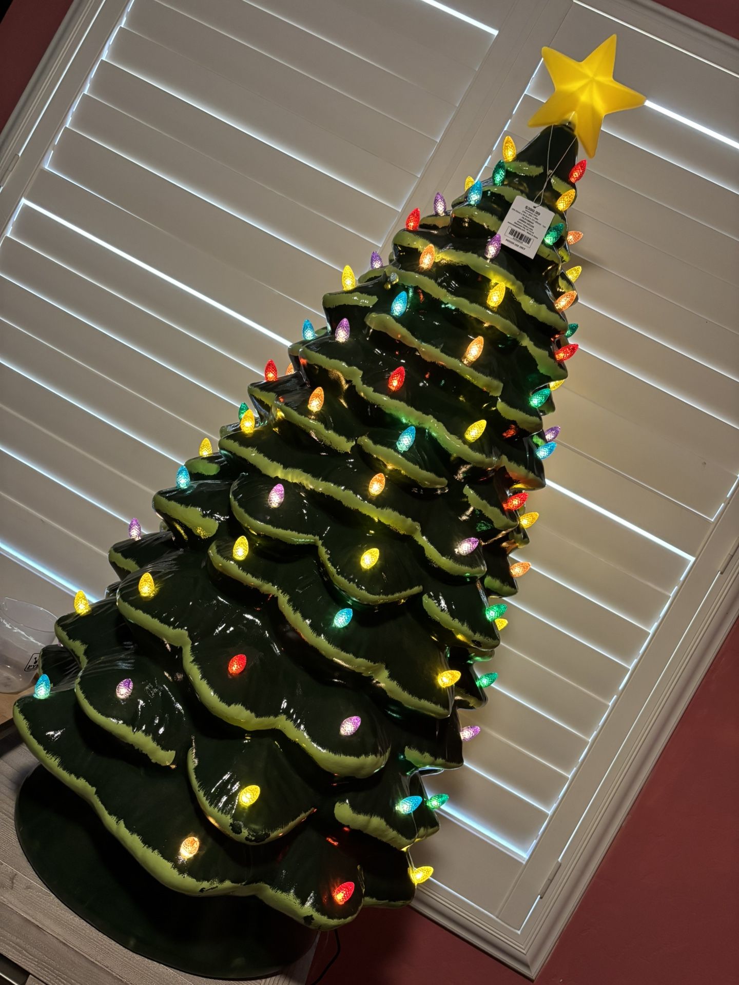 4foot Vintage Look Lit Christmas Tree
