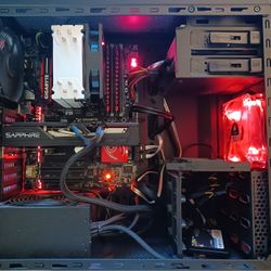Custom Gaming PC Intel Quad Core Unlocked CPU 16 GB RAM 500 GB SSD ATI RX 5600xt 6 GB Graphics Wi-Fi Wireless 