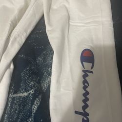 Champion White Sweats