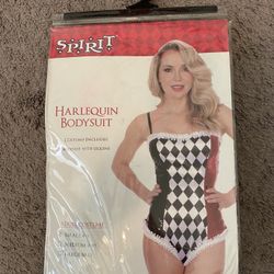 Harlequin Bodysuit Costume 