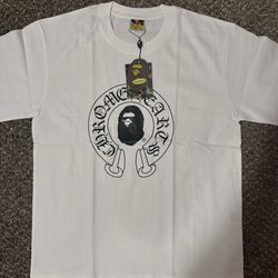 chrome heart / bape shirt