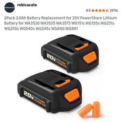 NEW 2PK 3.0Ah BATTERY REPLACEMENT 20V 