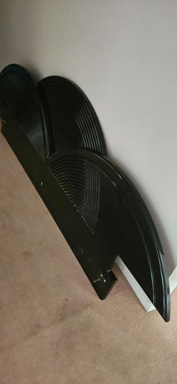 Free Queen bed frame black wooden