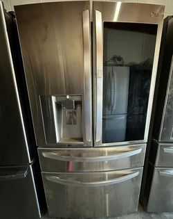 Smart LG 4-Door French Door Refrigerator - EnergyStar