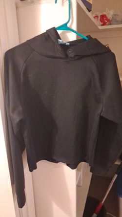 Boys black colored pullover hoodie size medium