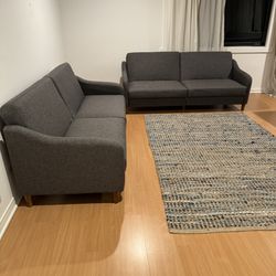 Gray Couch Futons Wayfair