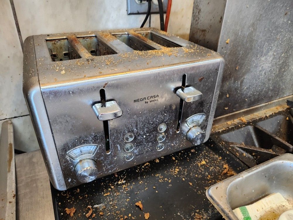 Commercial Restaurant 4 Slice Pop Up Toaster