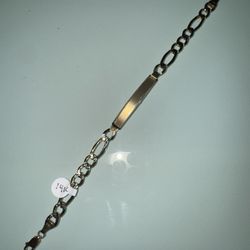 Gold Bracelet With Nameplate 14k Gold