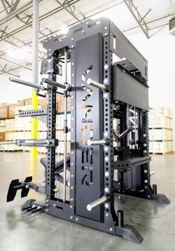 NEW SQUAT RACK SMITH MACHINE W LEG PRESS NEW IN BOX - FREE DELIVERY