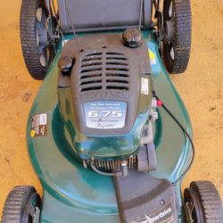 Craftsman 22 " Self Propelled Lawnmower With Grass Bag, Yes It's Available 