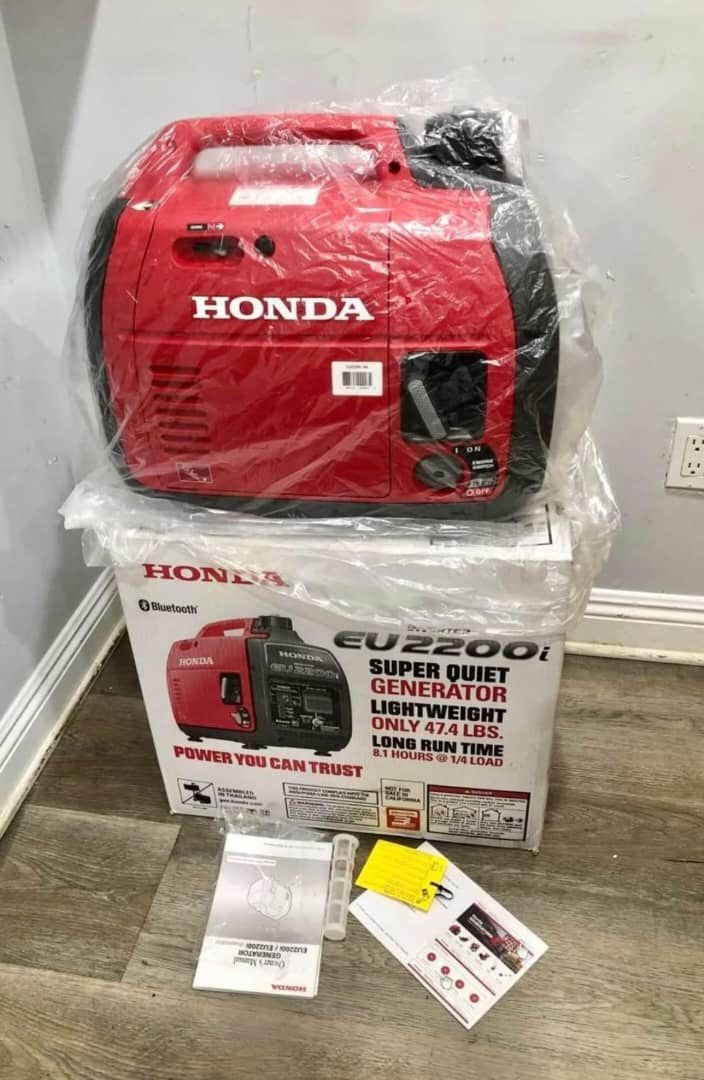 •Honda Eu2200i Inverter/Bluetooth Generator•