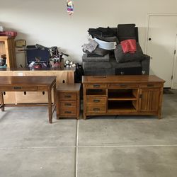 Desk/File Cabinet/Console