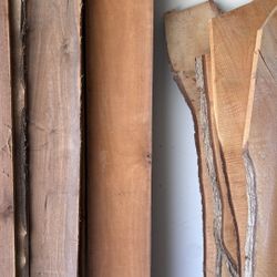 Hardwood—-Cherry, Black Walnut, Live Edge Maple Slaps