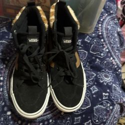 VANS Size 8  Black And Brown 