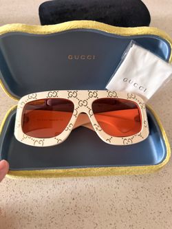 Gucci GG Monogram Oversized Sunglasses