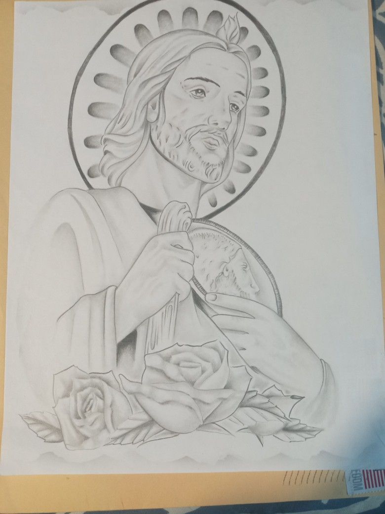 San Judas Drawing Pencil Art