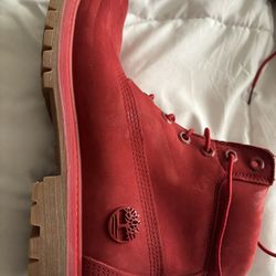 Size 6.5 Timberland Premium 6 In Waterproof Boot-Ruby Nubuck 