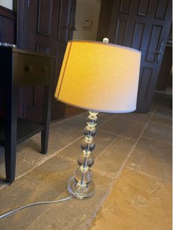 Stunning glass lamp