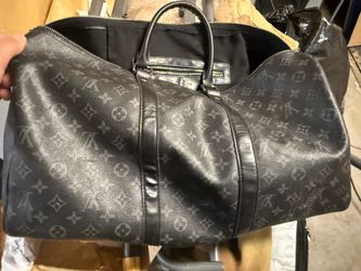 Louis Vuitton Keepall Bandoulière 50 Monogram Eclipse Duffel Bag- Authentic! $400 OBO!