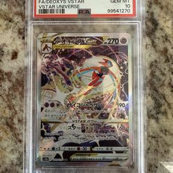Pokemon Deoxys VStar Psa 10 