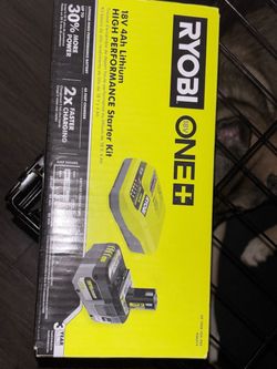 RYOBI 18V 4AH Lithium HIGH Performance Starter Kit !!!