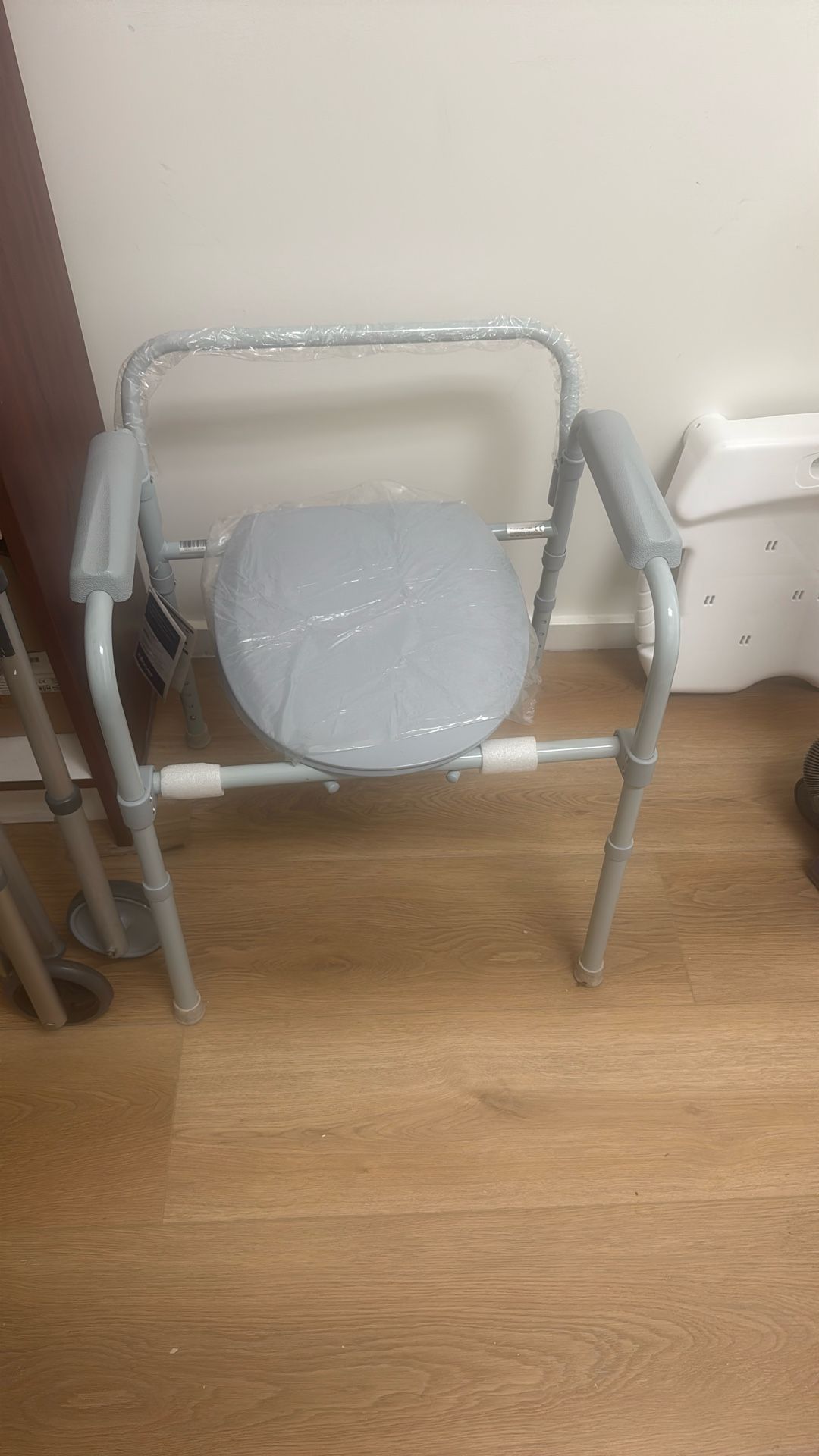 Folding Steel Commode 