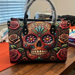 Large Skull Tote 