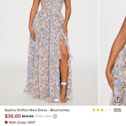 Chiffon maxi Dress