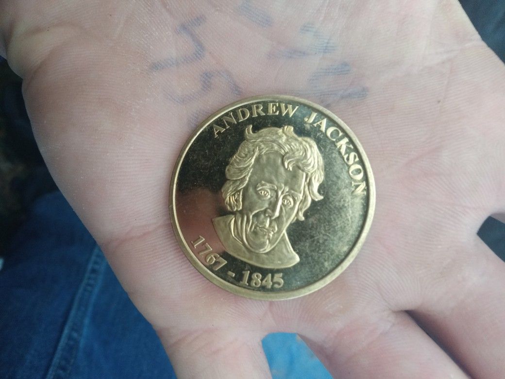 Gold Coin Andrew Jackson 